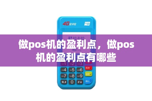 做pos机的盈利点，做pos机的盈利点有哪些
