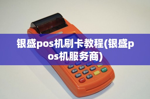 银盛pos机刷卡教程(银盛pos机服务商)