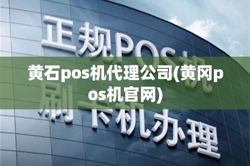 黄石pos机代理公司(黄冈pos机官网)