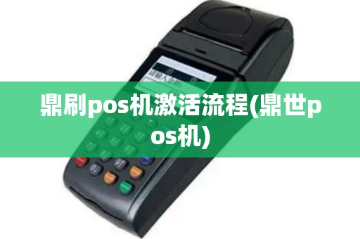 鼎刷pos机激活流程(鼎世pos机)