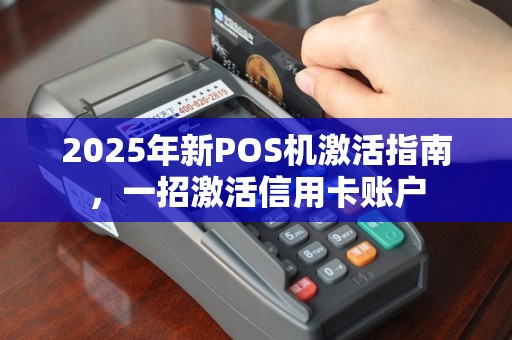 2025年新POS机激活指南，一招激活信用卡账户