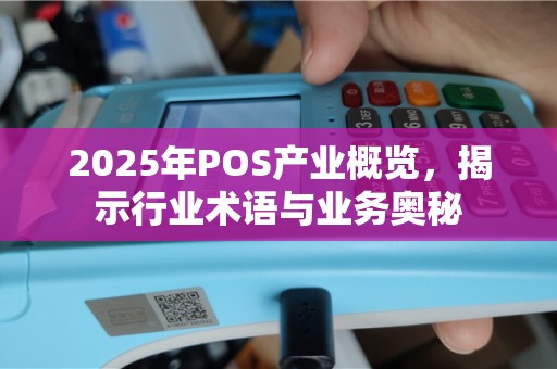 2025年POS产业概览，揭示行业术语与业务奥秘