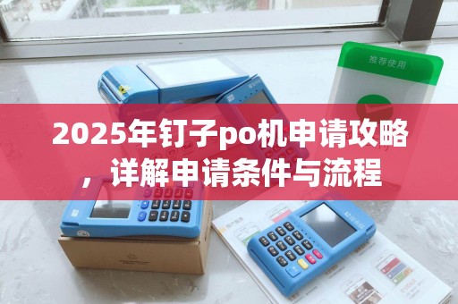 2025年钉子po机申请攻略，详解申请条件与流程