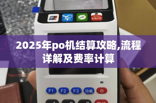 2025年po机结算攻略,流程详解及费率计算