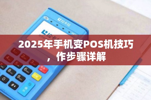 2025年手机变POS机技巧，作步骤详解