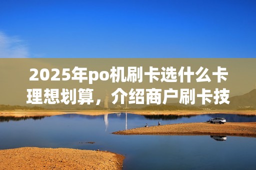 2025年po机刷卡选什么卡理想划算，介绍商户刷卡技巧