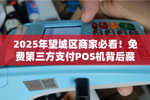 2025年望城区商家必看！免费第三方支付POS机背后藏着这些猫腻？