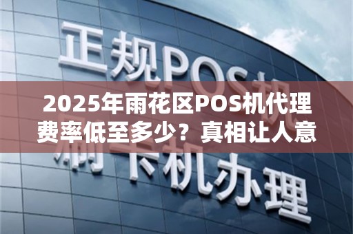 2025年雨花区POS机代理费率低至多少？真相让人意外！