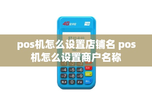 pos机怎么设置店铺名 pos机怎么设置商户名称