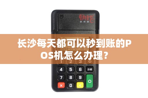 长沙每天都可以秒到账的POS机怎么办理？