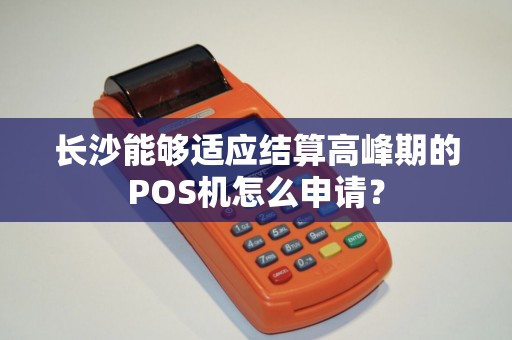 长沙能够适应结算高峰期的POS机怎么申请？