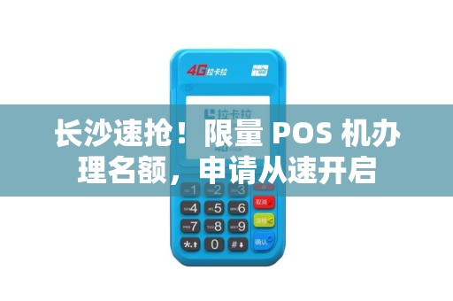 长沙速抢！限量 POS 机办理名额，申请从速开启