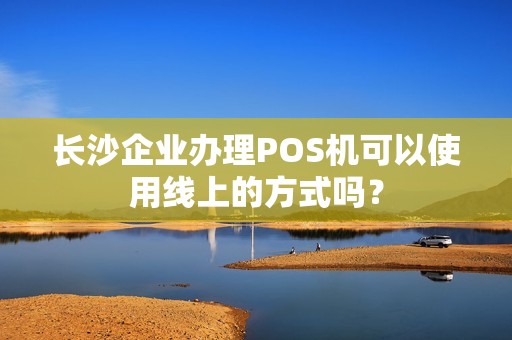 长沙企业办理POS机可以使用线上的方式吗？