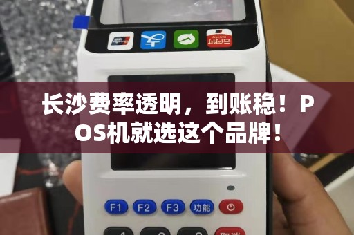 长沙费率透明，到账稳！POS机就选这个品牌！