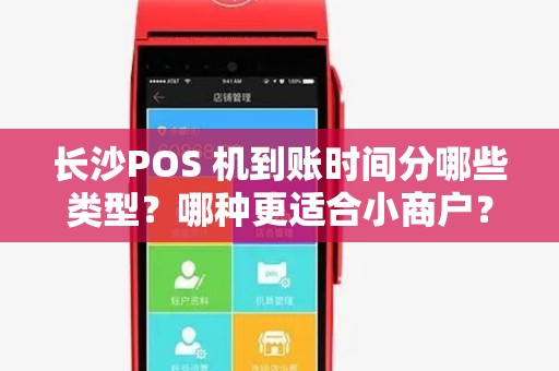 长沙POS 机到账时间分哪些类型？哪种更适合小商户？
