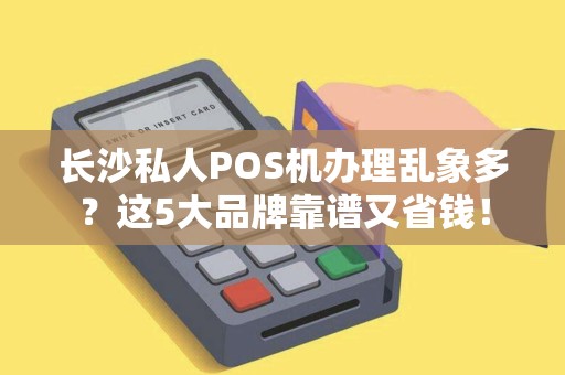 长沙私人POS机办理乱象多？这5大品牌靠谱又省钱！