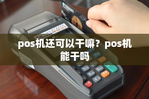 pos机还可以干嘛？pos机能干吗