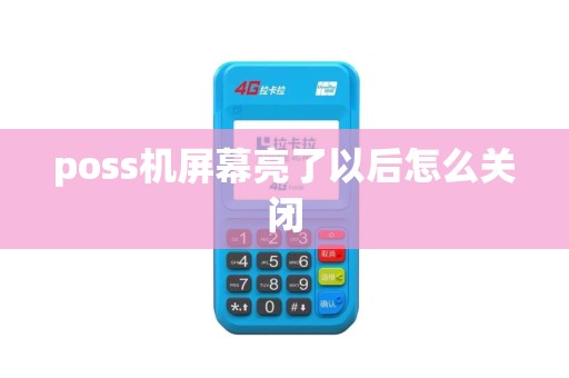 poss机屏幕亮了以后怎么关闭