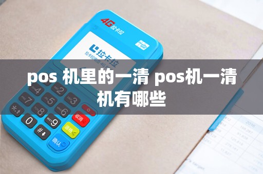 pos 机里的一清 pos机一清机有哪些