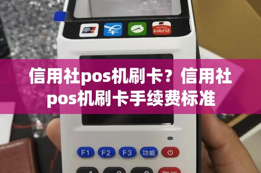 信用社pos机刷卡？信用社pos机刷卡手续费标准