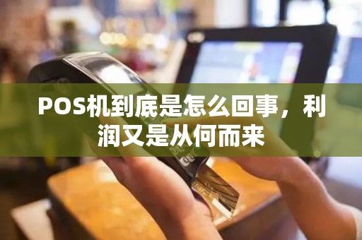 POS机到底是怎么回事，利润又是从何而来