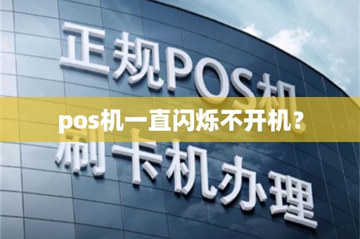 pos机一直闪烁不开机？
