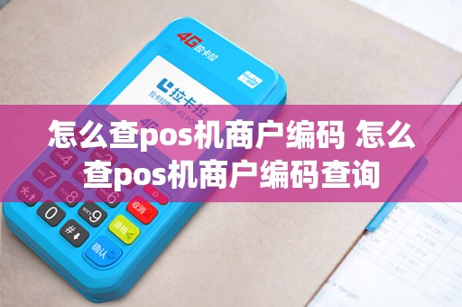 怎么查pos机商户编码 怎么查pos机商户编码查询