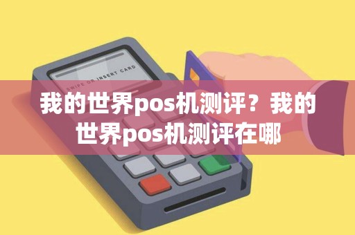 我的世界pos机测评？我的世界pos机测评在哪