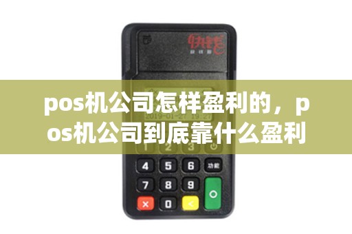 pos机公司怎样盈利的，pos机公司到底靠什么盈利