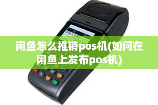 闲鱼怎么推销pos机(如何在闲鱼上发布pos机)