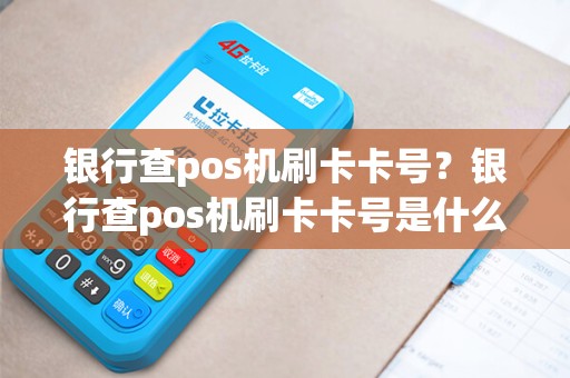 银行查pos机刷卡卡号？银行查pos机刷卡卡号是什么