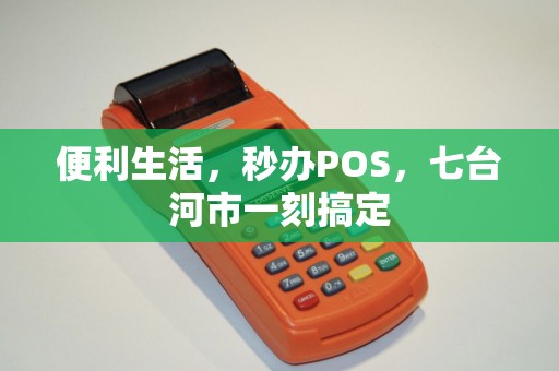 便利生活，秒办POS，七台河市一刻搞定