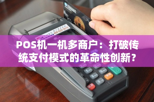 POS机一机多商户：打破传统支付模式的革命性创新？