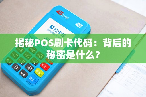 揭秘POS刷卡代码：背后的秘密是什么？