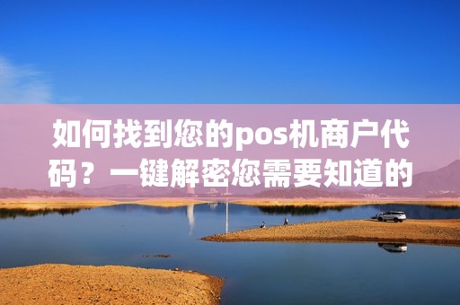 如何找到您的pos机商户代码？一键解密您需要知道的所有信息！
