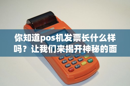 你知道pos机发票长什么样吗？让我们来揭开神秘的面纱！