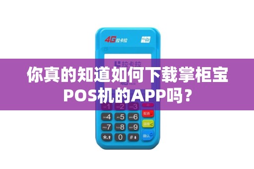 你真的知道如何下载掌柜宝POS机的APP吗？