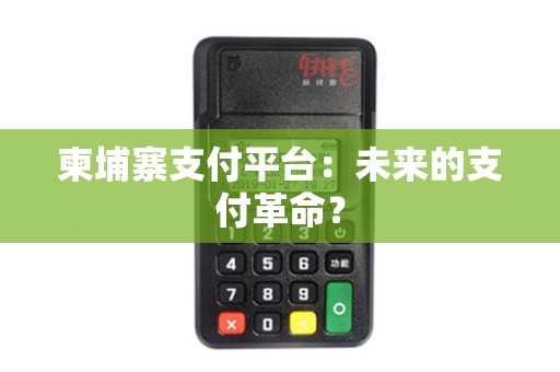 柬埔寨支付平台：未来的支付革命？