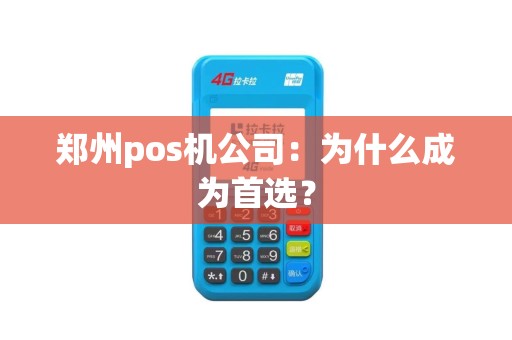 郑州pos机公司：为什么成为首选？