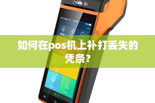 如何在pos机上补打丢失的凭条？