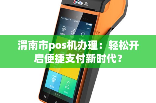 渭南市pos机办理：轻松开启便捷支付新时代？