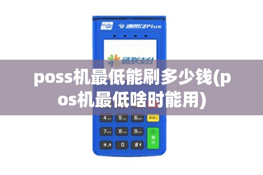 poss机最低能刷多少钱(pos机最低啥时能用)