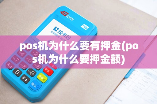 pos机为什么要有押金(pos机为什么要押金额)