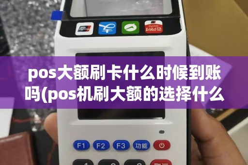 pos大额刷卡什么时候到账吗(pos机刷大额的选择什么)