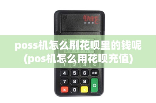 poss机怎么刷花呗里的钱呢(pos机怎么用花呗充值)