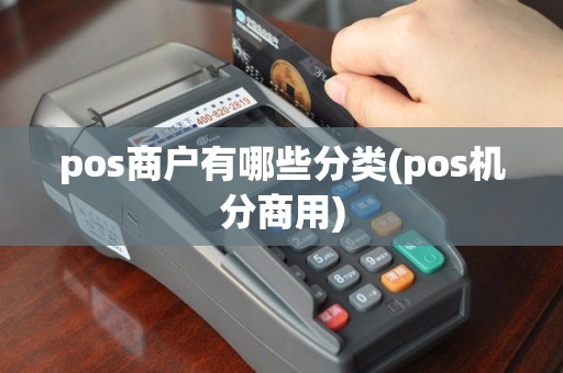 pos商户有哪些分类(pos机分商用)