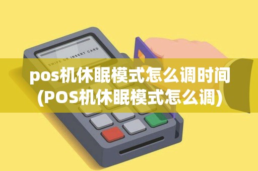 pos机休眠模式怎么调时间(POS机休眠模式怎么调)