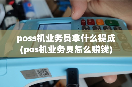poss机业务员拿什么提成(pos机业务员怎么赚钱)