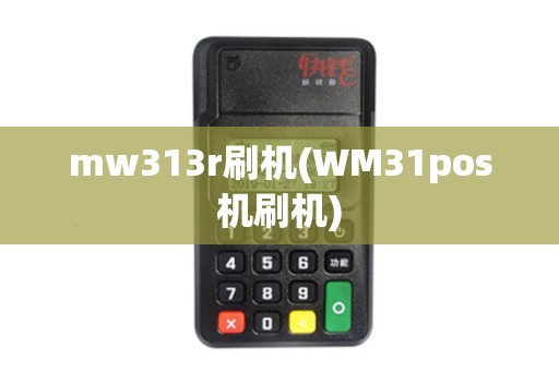 mw313r刷机(WM31pos机刷机)