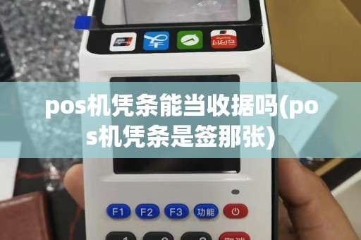 pos机凭条能当收据吗(pos机凭条是签那张)